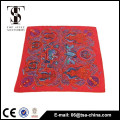 Wholesale customer design digital print twill silk scarf